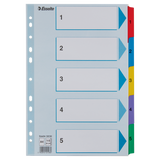 Register Mylar karton A4 1-5