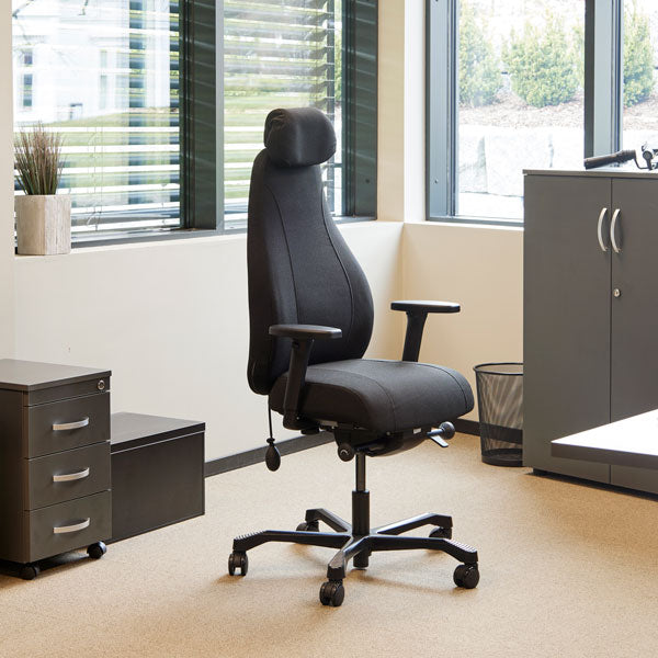 Kontorstol Adam, Sort – image 1