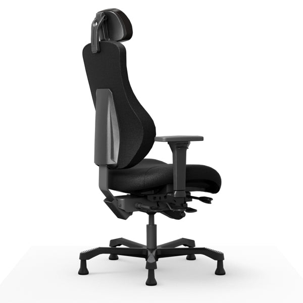 Kontorstol Coreza 24/7, Tekstil med glidesko – image 4