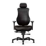 Kontorstol Coreza 24/7, Læder med glidesko – image 6