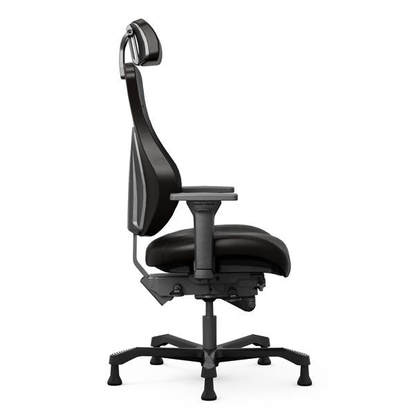 Kontorstol Coreza 24/7, Læder med glidesko – image 7