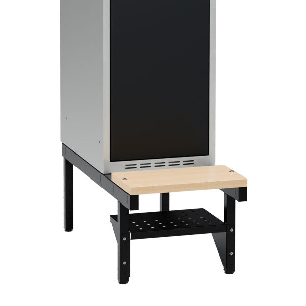 Skohylde til siddebænk og høj benramme bredde 400 mm – image 1