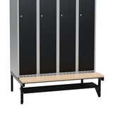 Skohylde til siddebænk og høj benramme bredde 1200 mm – image 3