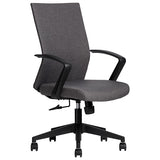 Kontorstol - konferencestol Pluto 2.0, Grå – image 5