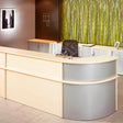 Ergoff Reception Ekoflex underdel, Birk Bredde 1200 mm – Receptionsskranker (billede 1)