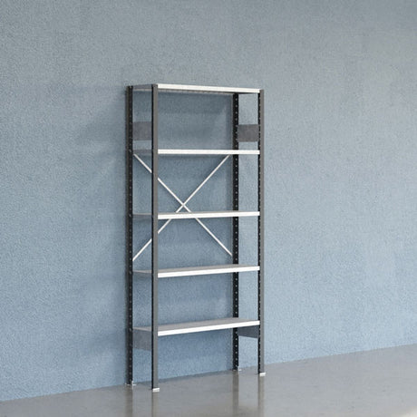 Lagerreol V06 Startsektion 2100x300 mm Åben / Galv – image 2