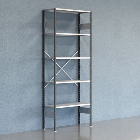 GBP Lagerreol V06 Startsektion 2500x400 mm Åben / Galv – Lagerreoler (billede 1)