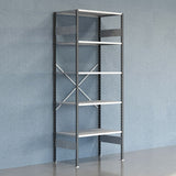 Lagerreol V06 Startsektion 2500x600 mm Åben / Galv – image 1