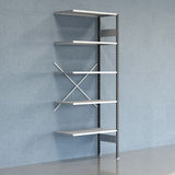 Lagerreol V06 Følgesektion 2500x500 mm Åben / Galv – image 2