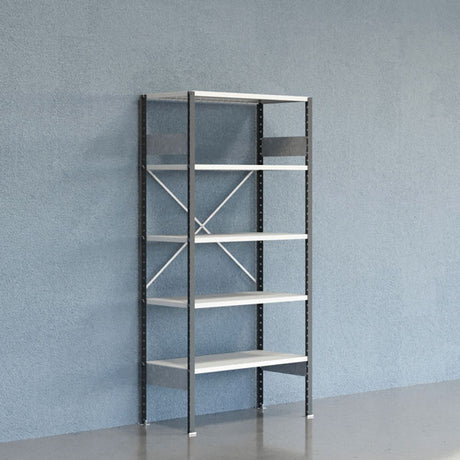 Lagerreol V06 Startsektion 2100x500 mm Åben / 7035 – image 1