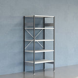 Lagerreol V06 Startsektion 2100x600 mm Åben / 7035 – image 1