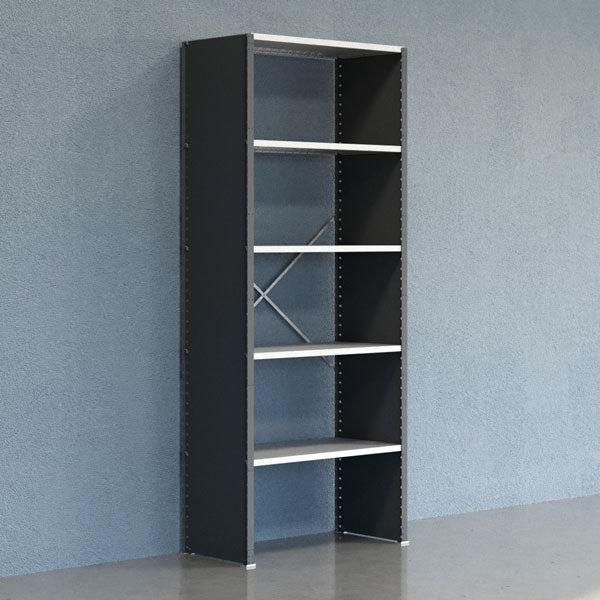 Lagerreol V06 Startsektion 2500x500 mm Lukket / Galv – image 1