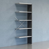 Lagerreol V06 Følgesektion 2500x400 mm Lukket / Galv – image 1