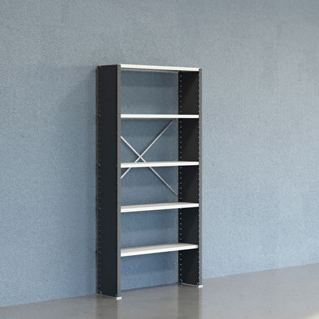 Lagerreol V06 Startsektion 2100x300 mm Lukket / 7035 – image 2