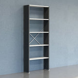 Lagerreol V06 Følgesektion 2500x300 mm Lukket / 7035 – image 2