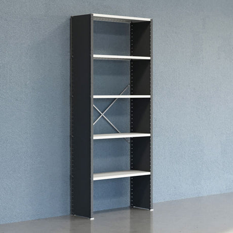 Lagerreol V06 Startsektion 2500x400 mm Lukket / 7035 – image 2