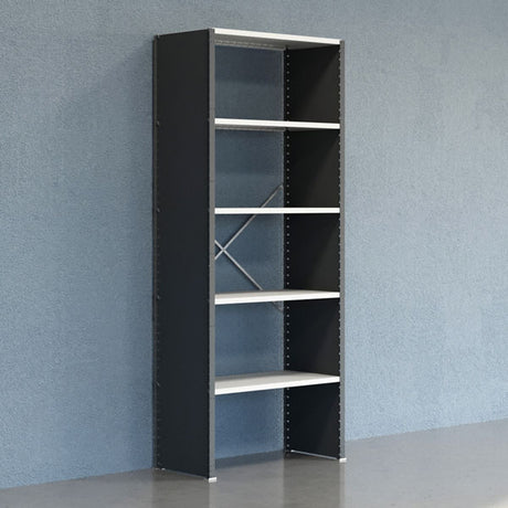 Lagerreol V06 Startsektion 2500x500 mm Lukket / 7035 – image 2