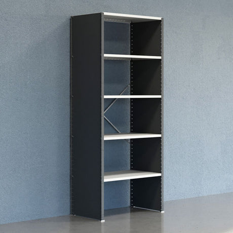 Lagerreol V06 Startsektion 2500x600 mm Lukket / 7035 – image 1