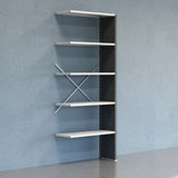 Lagerreol V06 Følgesektion 2500x400 mm Lukket / 7035 – image 2