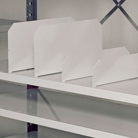 Deleplade for hylder V06 100x400 mm 7035 – image 2