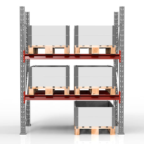 BLS Pallereol Startsektion 2500x1850mm 2x1200 kg – Pallereoler (billede 1)