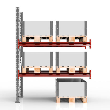 BLS Pallereol Følgesektion 2500x1850mm 2x1200 kg – Pallereoler (billede 1)