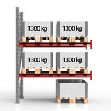 Pallereol Følgesektion 2500x1850mm 2x1200 kg