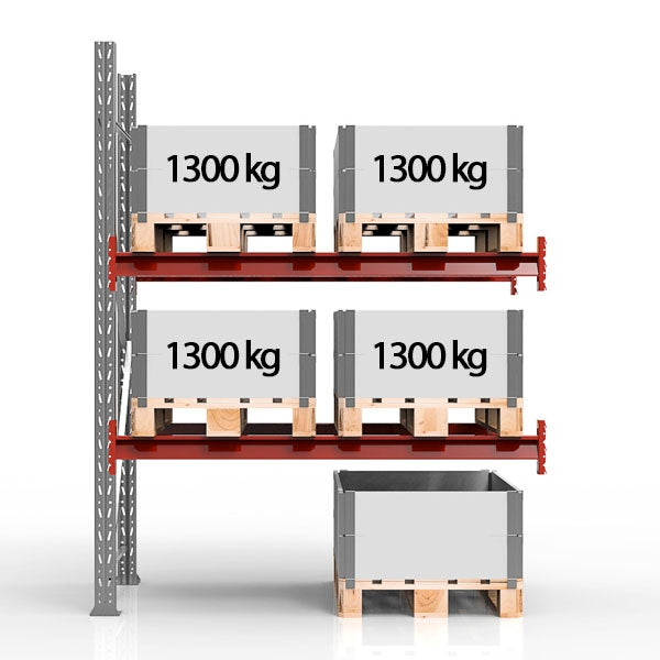 BLS Pallereol Følgesektion 2500x1850mm 2x1200 kg – Pallereoler (billede 3)