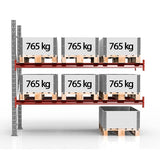 BLS Pallereol Følgesektion 2500x2750mm 3x720kg – Pallereoler (billede 3)