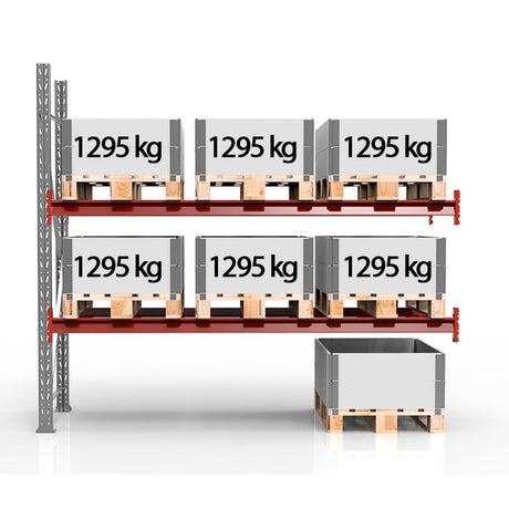 BLS Pallereol Følgesektion 2500x2750mm 3x1170kg – Pallereoler (billede 3)