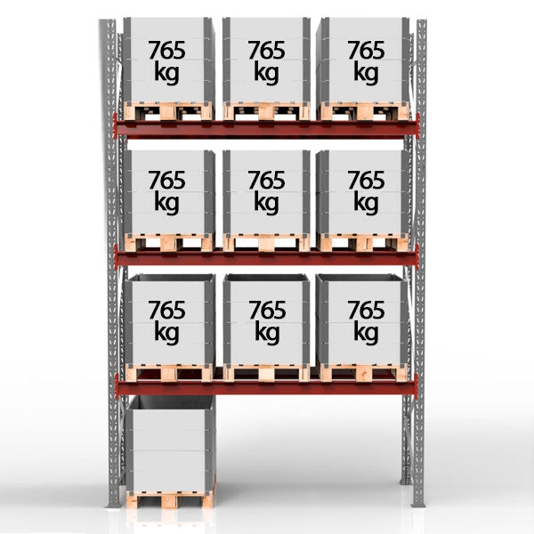 BLS Pallereol Startsektion 3500x2750mm 3x720kg – Pallereoler (billede 3)