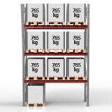 BLS Pallereol Startsektion 3500x2750mm 3x720kg – Pallereoler (billede 3)