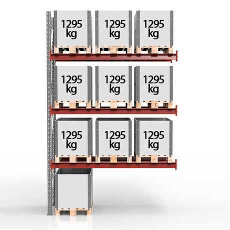 BLS Pallereol Følgesektion 3500x2750mm 3x1170kg – Pallereoler (billede 3)