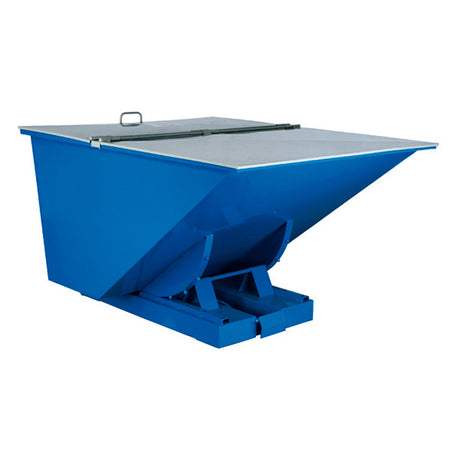 Låg til 300l tippcontainer, grå – image 2