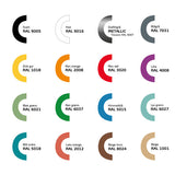 Stromboli 50l brandsikker affaldsbeholder, rød