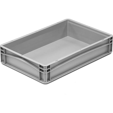 bekuplast Eurokasse, plast 600x400x120 mm – Stabelkasser (billede 1)