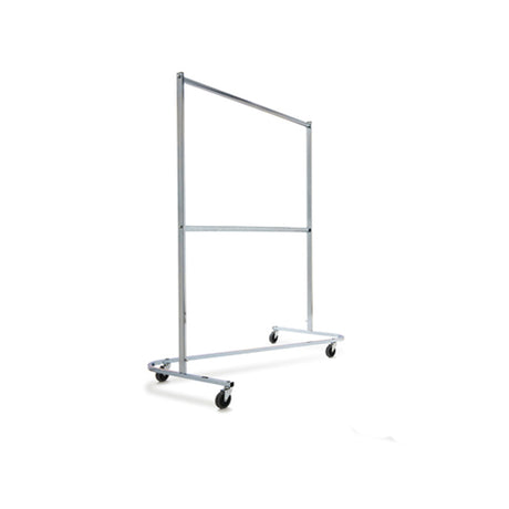 Tøjstativ Zeta 2 højder med Ø100mm hjul – image 1