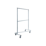 Tøjstativ Zeta 2 højder med Ø100mm hjul