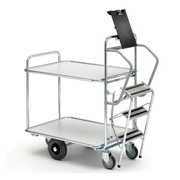 Ergobjörn Vogn 2 hylder 1110x620x1530 mm – Transportvogne