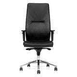 Kontorstol Nero HighBack, Sort skind