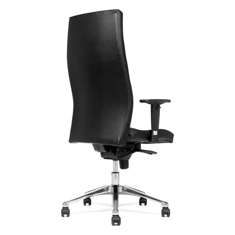 Kontorstol Nero HighBack, Sort skind