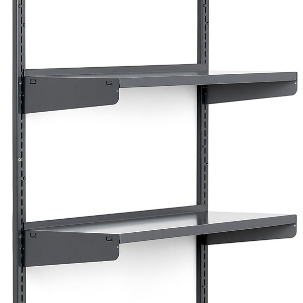 Hylde 900x250 mm Metalgrå