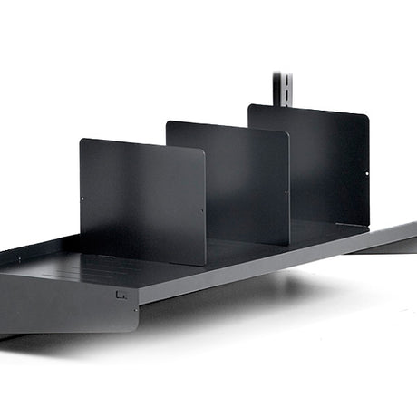 Hylde for deleplader 600x300 mm Metalgrå