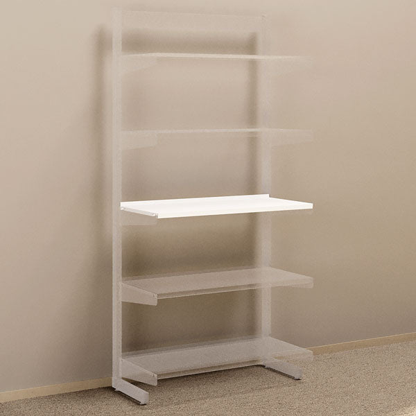 Sarpsborg Metall aLTI hylle f/deleplader 900x400mm – Vægreoler (billede 1)