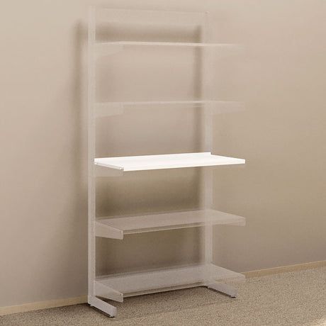 Sarpsborg Metall aLTI hylle f/deleplader 900x400mm – Vægreoler (billede 1)