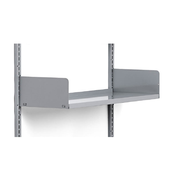 Konsol over 400 mm højre Alugrå