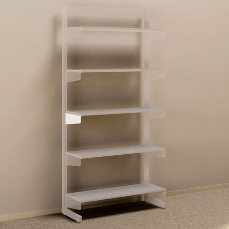 Sarpsborg Metall Venstre underkonsol 300mm laminathylde – Vægreoler (billede 1)