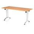 Ergoff Bord Joanna, Bøg 1600x800 mm, Krom understel – Klapborde
