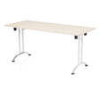 Ergoff Bord Joanna, Birk 1400x800 mm, Krom understel – Klapborde