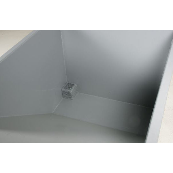 Flisdræning fra tipcontainer